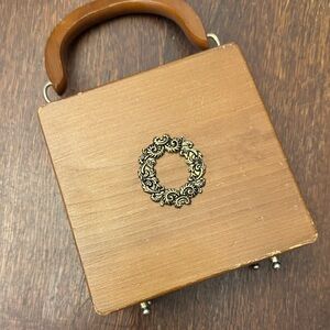 Vintage Wales Wooden Handbag